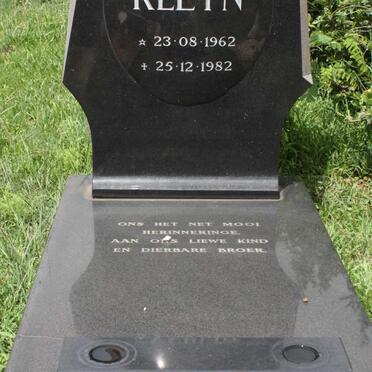 KLEYN Tertius 1934-2009 :: KLEYN Gysbert 1962-1982