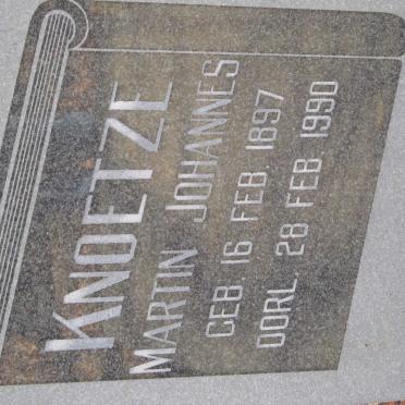KNOETZE Martin Johannes 1897-1990