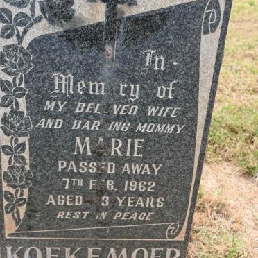 KOEKEMOER Marie -1962