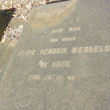 KOCK Jurie Hendrik Wessels, de -1943 &amp; Alida Maria VAN SCHOOR -1955