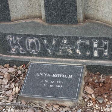 KOVACH John Spanic 1875-1951 &amp; Marija 1882-1961 :: KOVACH Anna 1924-2015
