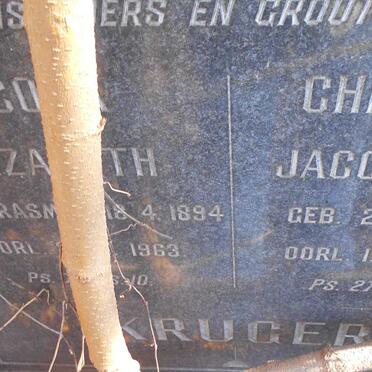 KRUGER Christiaan Jacob Johan 1885-1959 &amp; Jacoba Elizabeth ERASMUS 1894-1963