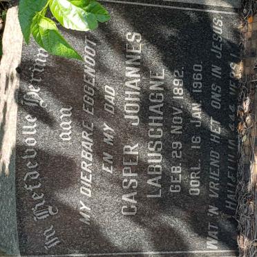 LABUSCHAGNE Casper Johannes 1892-1960
