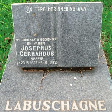 LABUSCHAGNE Josephus Gerhardus 1928-1982