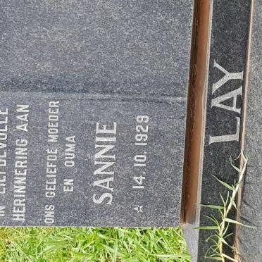 LAY Sannie 1929-