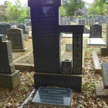 LANDMAN Johannes Jacobus 1892-1952 :: HASHLEY Rosie Elizabeth 1916-1998