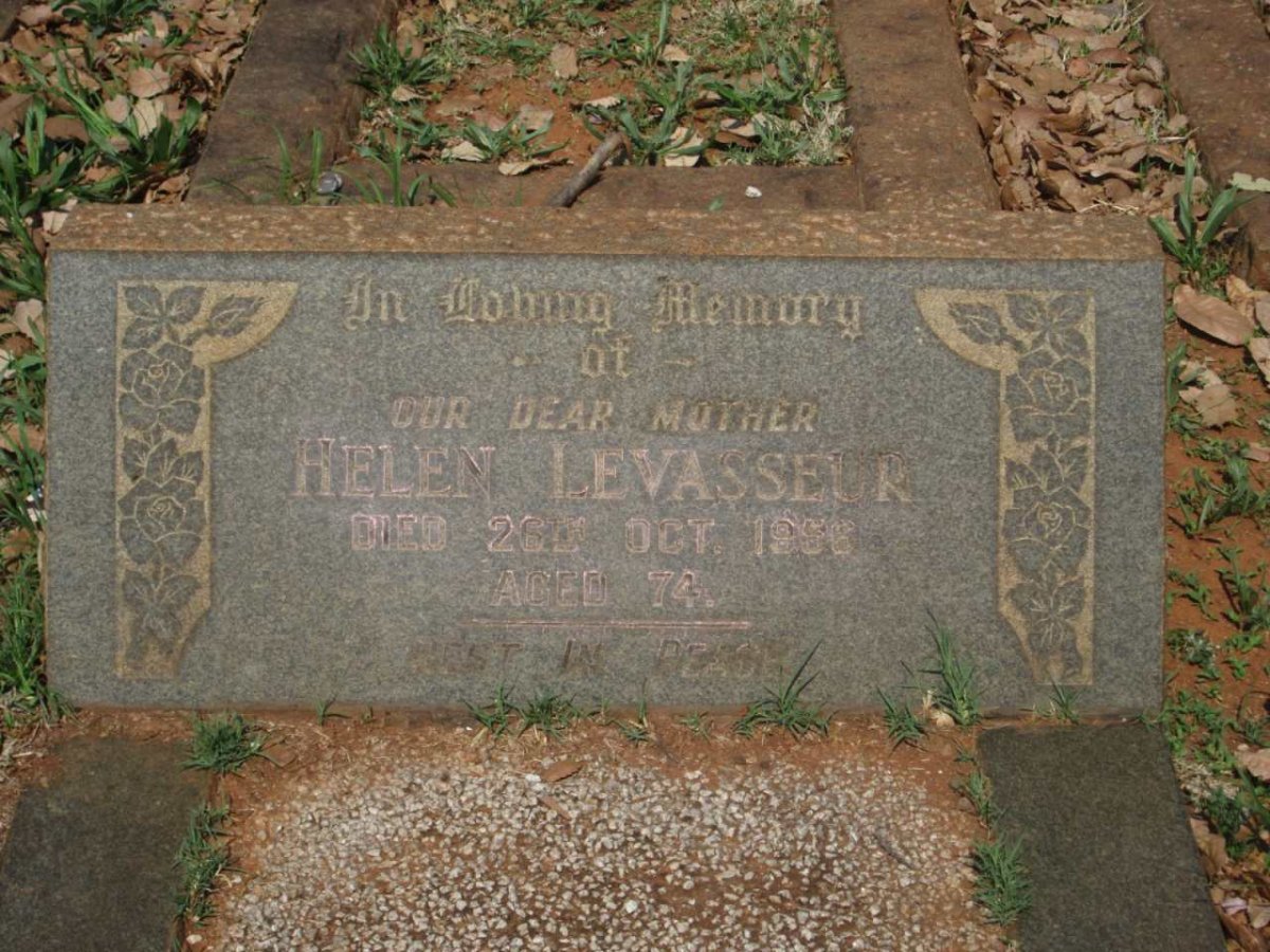 LEVASSEUR Helen -1956