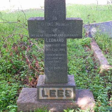 LEES Leonard 1894-1949 &amp; Isobel Maud 1897-1987
