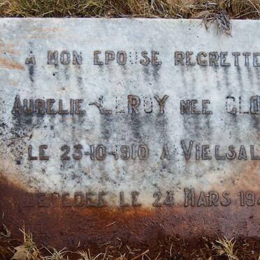 LEROY Aurelie nee CLOSE 1910-1945
