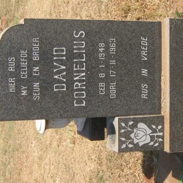 LINDEQUE David Cornelius, MAREE 1948-1963