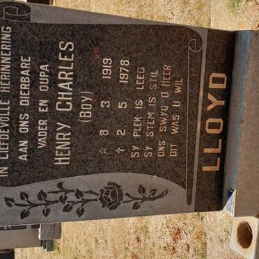 LLOYD Henry Charles 1919-1978