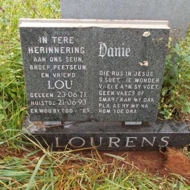 LOURENS Danie 1971-1993
