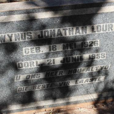 LOURENS Alwynus Jonathan 1926-1958