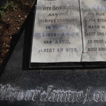 LOUBSER Jannie 1929-1971