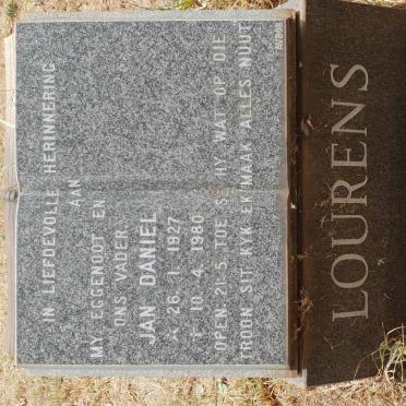LOURENS Jan Daniel 1927-1980