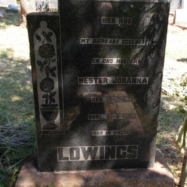 LOWINGS Hester Johanna 1917-1954