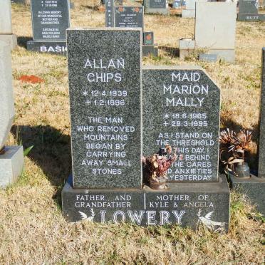 LOWERY Allan Chips 1939-1996 :: LOWERY Maid Marion Mally 1965-1995
