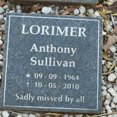 LORIMER Anthony Sullivan 1964-2010