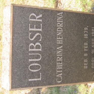 LOUBSER Catherina Hendrina 1879-1961