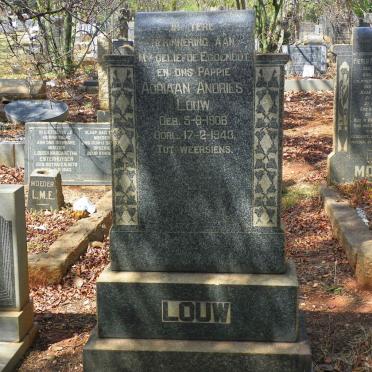 LOUW Adriaan Andries 1906-1943
