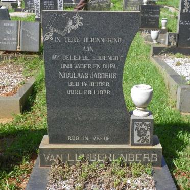 LOGGERENBERG Nicolaas Johannes, van 1926-1976