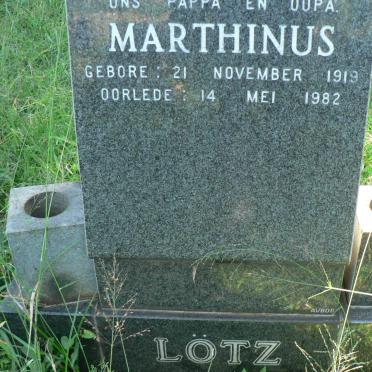 LOTZ Marthinus 1919-1982