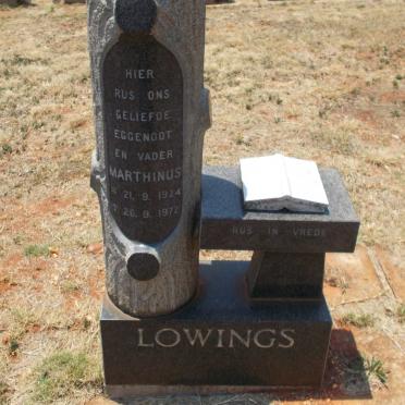 LOWINGS Marthinus 1924-1972