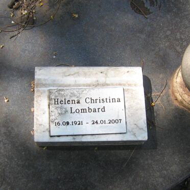 LOMBARD Helena Christina 1921-2007