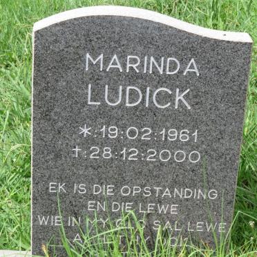 LUDICK Marinda 1961-2000