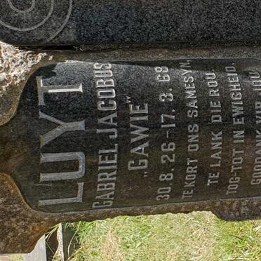 LUYT Gabriel Jacobus 1926-1968