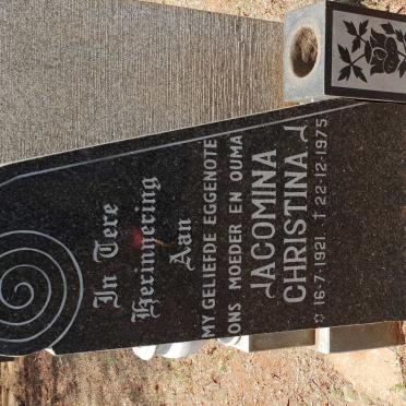 LUDICK Jacomina Christina J. 1921-1975