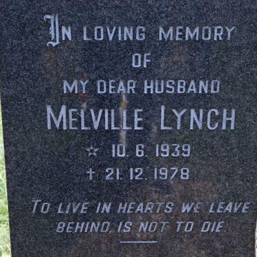 LYNCH Melville 1939-1978