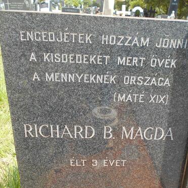 MAGDA Richard B.  :: GODDARD Gabriella 1939-1970