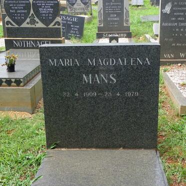 MANS Maria Magdalena 1909-1979