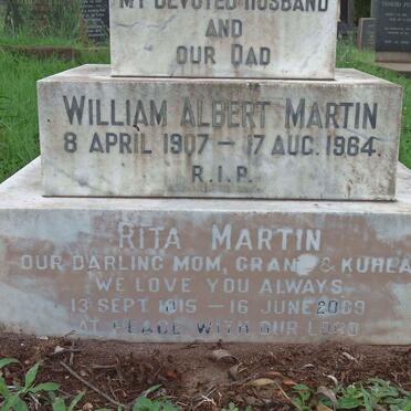 MARTIN William Albert 1907-1984 &amp; Rita 1915-2009