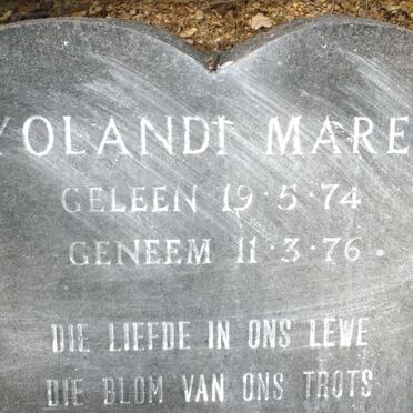 MAREE Yolanda 1974-1976