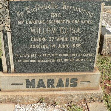 MARAIS Willem Elisa 1899-1955