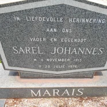 MARAIS Sarel Johannes 1915-1976