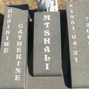 MTSHALI Busisiwe Catherine 1931-2006