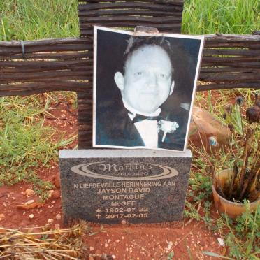 McGEE Jayson David Montague 1962-2017