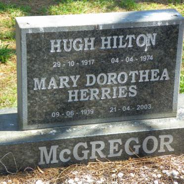 McGREGOR Hugh Hilton 1917-1974 &amp; Mary Dorothea Herries 1919-2003