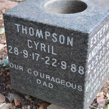 THOMPSON Cyril 1917-1988