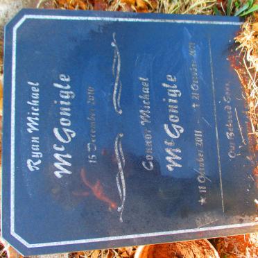 McGONIGLE Ryan Michael -2010 :: McGONIGLE Connor Michael 2011-2011