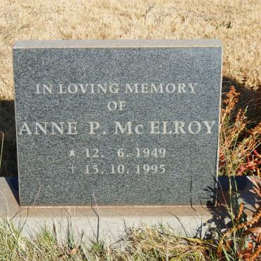 MCELROY Anne P. 1949-1995