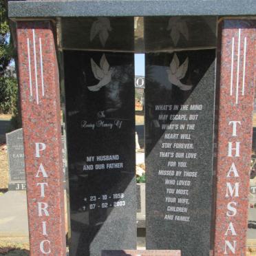 MDLULI Patrick Thamsanqa 1959-2003