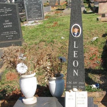 MERWE Leon Carel, van der 1967-1984