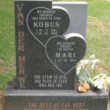 MERWE Kobus, van der 1961-1999 &amp; Mari 1964-