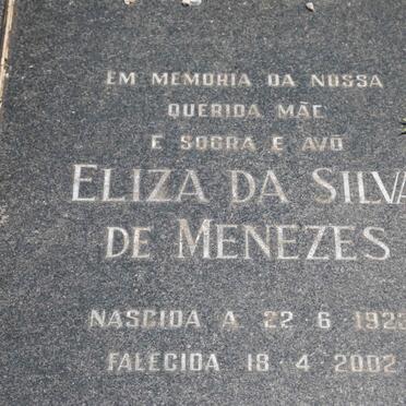 MENEZES Luis F., de 1912-1975 &amp; Eliza DA SILVA 1923-2002