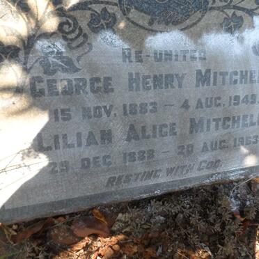 MITCHELL George Henry 1883-1949 &amp; Lilian Alice 1888-1963
