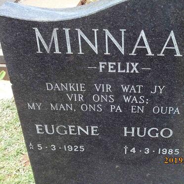 MINNAAR Eugene Hugo 1925-1985